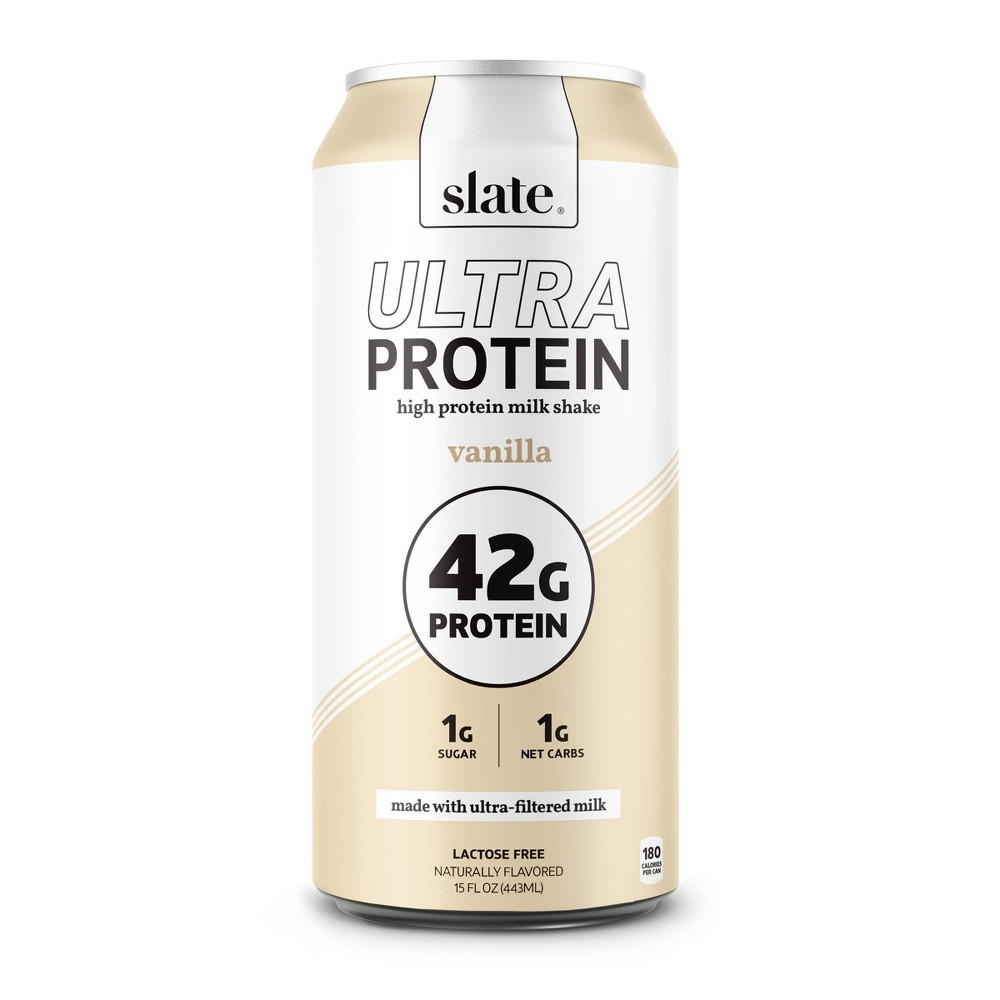 Slate Milk Vanilla Ultra 42g Protein Shake - 15 Fl Oz Can