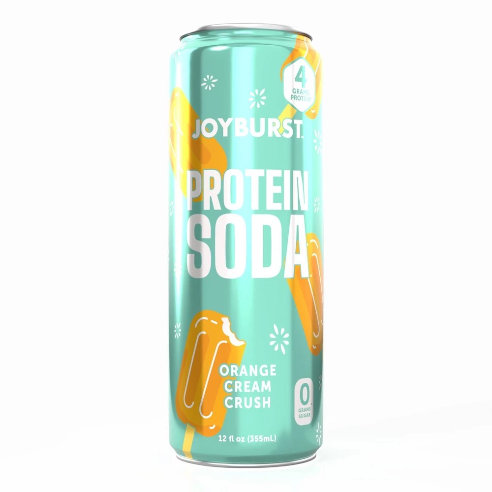Joyburst Protein Soda Orange Cream Crush - 12 Fl Oz