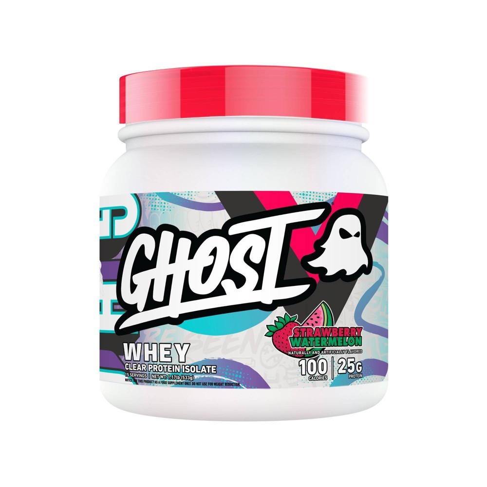 GHOST Clear Whey Protein Powder Strawberry Watermelon - 533gms
