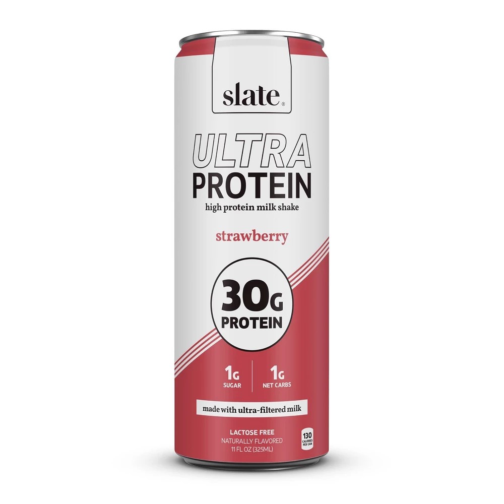 Slate Milk Strawberry Ultra 30g Protein Shake - 11 Fl Oz
