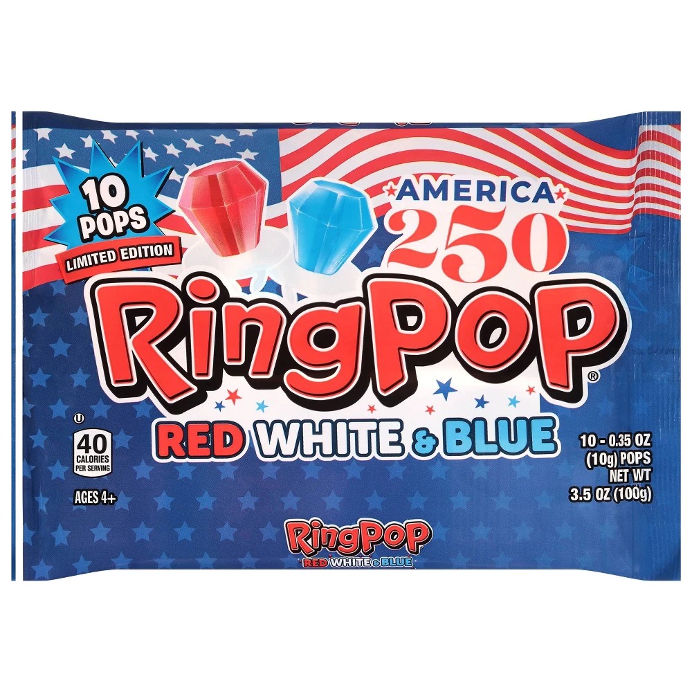 Ring Pop Candy - 3.5oz/10pk
