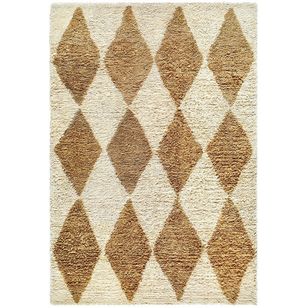 Beni Moroccan BMC-2313 5 Ft. X 7 Ft. Beige Handmade, Area Rug