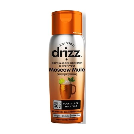 Drizz Moscow Mule Mixer Drops – Zero Sugar Cocktail & Mocktail Mix  2 Fl Oz (60 ML) Bottle