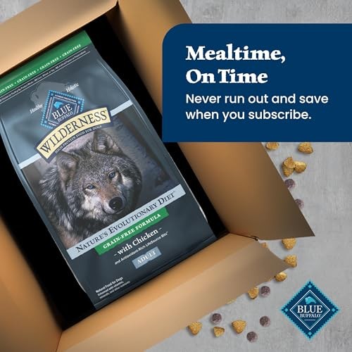 Blue Buffalo Wilderness with Chicken High Protein Grain Free Dry Food for Adult Dogs, 34% Protein, Supports Immunity with Antioxidant-Rich LifeSource  thumbnail