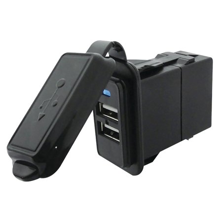 Seachoice 15069 12-24V Dual USB Outlet  2.1A  10V-30V DC