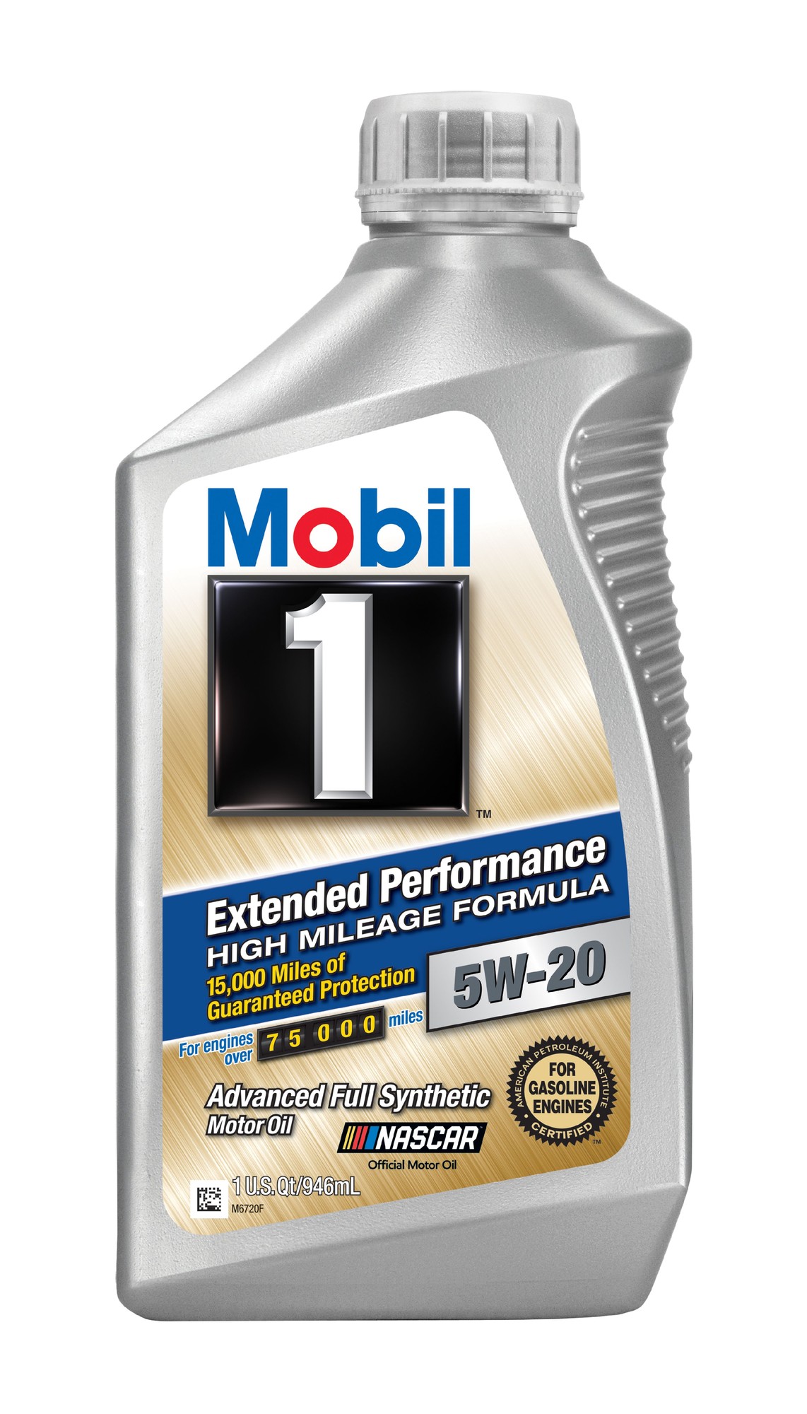 Mobil 1 Extended Performance High Mileage Full Synthetic Motor Oil 5W-20  1 Quart
