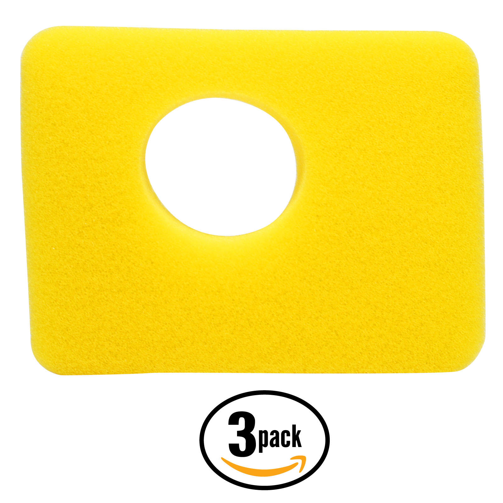 3-Pack Replacement for Briggs & Stratton 09P702-0049-H1 Engine Air Cleaner Foam Filter - Compatible with Briggs & Stratton 799579 Filter