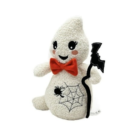 White Halloween Spider Ghost Plush Toy Doll Soft Stuffed Animal Spooky Decor Home Ornament Collectible Kids Play 2026