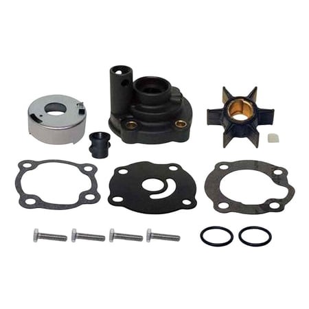OEM Grade Water Pump Kit Compatible with 1979-1996 Johnson Evinrude 2 Cyl 3.000 Bore Cross Flow 20 25 28 HP 2-Stroke Outboard 0395270 394393 28HP 3943