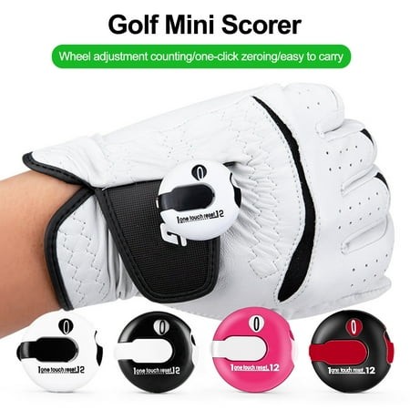 NIBOLOG Golf Score Counter with One Touch Reset Compact Size Portable Golf Counter Clicker Golf Game Scorekeeper