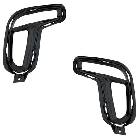New Front Left and Front Right Fog Light Trim Compatible with Dodge Durango SRT Hellcat Premium 8 Cyl 6.2L Durango SRT Hellcat Plus 8 Cyl 6.2L 2021-20