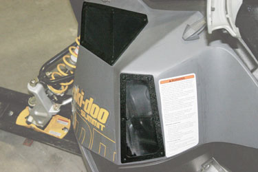 Slp 32-556  Slp Hot Air Elimination Kit SkI-Doo / Right Side