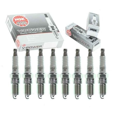 Pack of 8 NGK V-Power Premium Copper Spark Plug Replacement for Ford F-150 F150 97 98 99 00 01 02 03 04 05 06 07 08 09 10 11 12 13 14 15 16 17 18 19 4