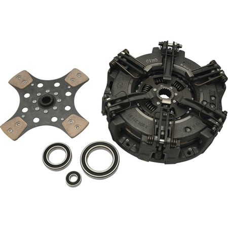 11  Double Clutch Kit Compatible with John Deere 5615 5625 5725 5325 5425 5525 Tractor 13 Spline Combination Coil Diaphragm Safety PTO Cast Iron CH185