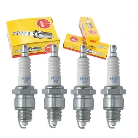 NGK Standard Spark Plug | BPR5HS | 6222 | Set of 4 Spark Plugs