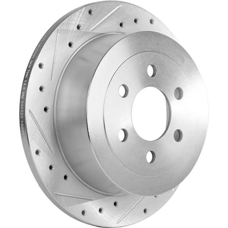 New Solid Brake Disc Compatible with Dodge Dakota Sport 6 Cyl 3.7L Dakota Sport Plus 8 Cyl 4.7L Dakota Sport 6 Cyl 3.9L 2003-2004 by 53013 780144 4888