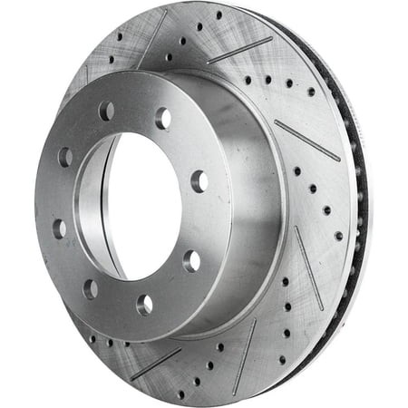 New Performance Rotor Brake Disc Compatible with Dodge Ram 2500 TRX4 8 Cyl 5.7L Ram 1500 SXT 8 Cyl 5.7L 2500 Sport 2003-2008 by 2413 53012 145456 4888
