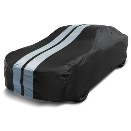 ICarCover Waterproof Custom Fit Premium Car Cover for 2010-2026 Rolls-Royce Ghost (Black / Gray)