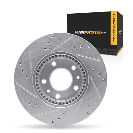 KarParts360 for Lincoln MKZ 2007 08 09 10 11 2012 Brake Rotor | Silver | 23 Millimeters / 0.91 Inches Discard Thickness | 299 Millimeters / 11.77 Inch