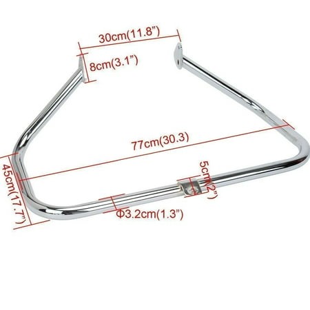 Heavy Duty Front Crash Bar Engine Guard for Harley Davidson Touring Electra Glide Models 97 98 99 00 01 02 03 04 05 06 07 08