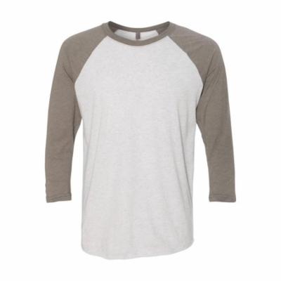 6051 Next Level T-Shirts Unisex Tri-Blend Three-Quarter Sleeve Baseball Raglan Tee
