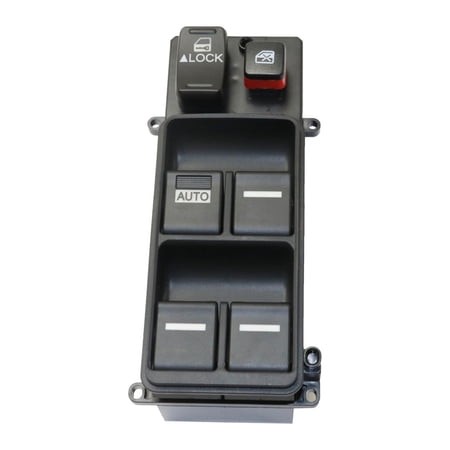 KarParts360 for Honda Odyssey 2005 06 07 08 09 2010 Window Switch Driver Side | Front | Black | Power | 23 Male Blade Terminals | Replacement for 3575