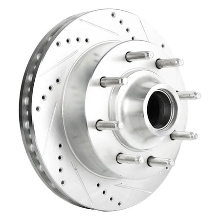 New Vented Brake Disc Compatible with Ford F-250 Super Duty XLT 10 Cyl 6.8L Excursion XLT 8 Cyl 5.4L Excursion XLT 10 Cyl 6.8L 1999-2002 by 54071 6678