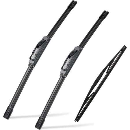 Wiper Blades Replacement for 2013-2017 Subaru Crosstrek  12-16 Subaru Impreza  09-16 Nissan Murano  Original Factory Quality Front & Rear Wipers Blade