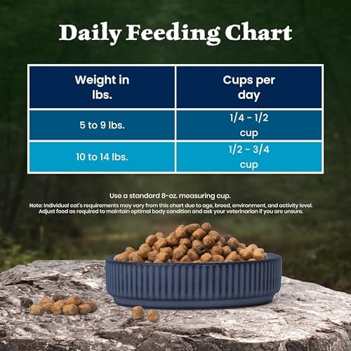 Blue Buffalo Wilderness High Protein Grain Free Dry Food for Adult Cats, 40% Protein, with Chicken, 15 Lb. Bag thumbnail