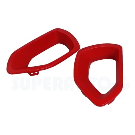 Upper Grille Intake Bezels Fit for 15-20 Dodge Charger SRT Scat Pack Red