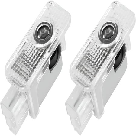 HIBIBUD 2026 New 2Pcs Never Fade LED Door Light Logo Projection Ghost Shadow Puddle Light Compatible for A3/A4/A5/A6/A7/A8/Q3/Q5/Q7/R8/Tt/Rs/S3/S4/S5/