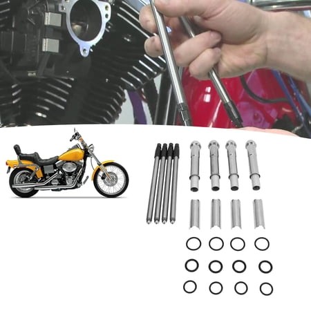 Elowen Pushrods Kit 106 6051  24PCS Adjustable Pushrods Kit for TWIN CAM Motorcycle