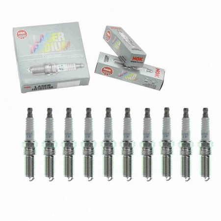 10 Pc NGK 95369 Laser Iridium Spark Plugs for 4719 ITV20TT L3YD-18-110 Ignition Wire Secondary Fits Select: 2010-2012 MAZDA CX-7  2010-2013 MAZDA 3