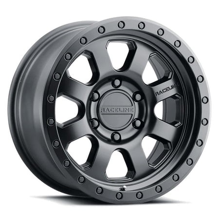 RACELINE 959B Avenger 2.0 Rim 17X8.5 8X170 Offset 0 Satin Black (Quantity of 1)