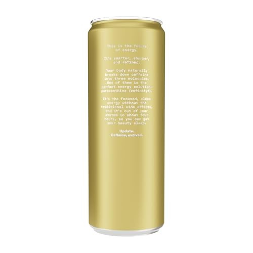 UPDATE Energy Drink Pack, Caffeine Free, Zero Sugar, No Jitters, No Crash, Paraxanthine Powered, Sugar Free, No Artificial Flavors, 12 Pack (12 Fl Oz  thumbnail