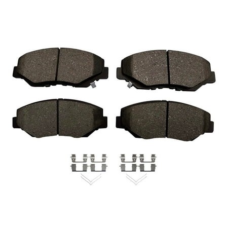 Front Brake Pads for 2003-2017 Honda Accord  03-08 Pilot  2012-2021 Civic  02-06 12-16 CR-V  16 CR-Z  2003-2011 Honda Element  13 14 FIT  2013-2015 Ac