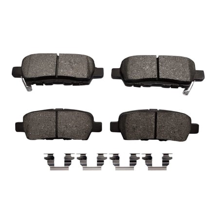 Rear Brake Pads for 2007-2012 Nissan Sentra  08-13 Rogue/Infiniti G37  14-17 Juke  02-10 Altima  03-07 Murano  04-09 Quest  04-08 Maxima  03-08 G35/FX
