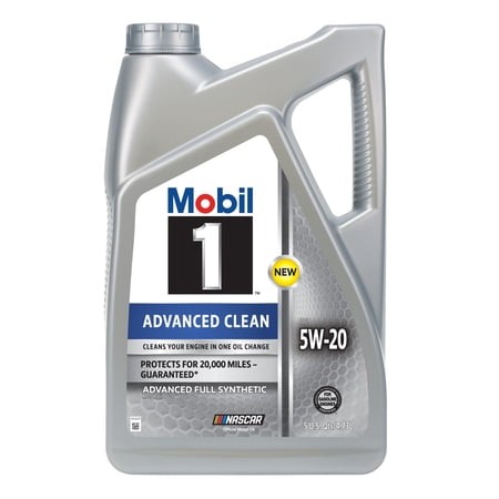 Mobil 1 Advanced Clean Full Synthetic Motor Oil 5W-20  5 Quarts