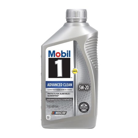 Mobil 1 Advanced Clean Full Synthetic Motor Oil 5W-20  1 Quart