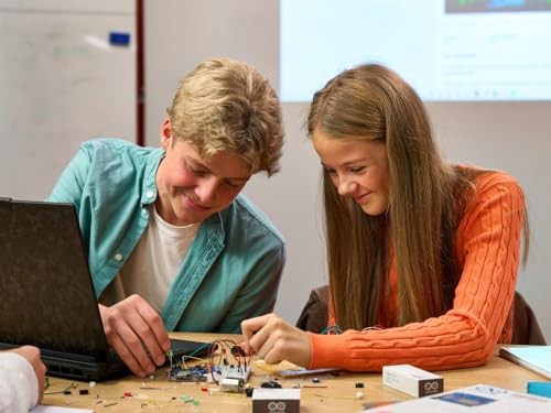 Arduino Starter Kit R4 Classroom Pack [K000007_R4-6P] (Bundle of 6) – Comprehensive STEM Education Kit for Schools – Includes UNO R4 WiFi Boards,  thumbnail