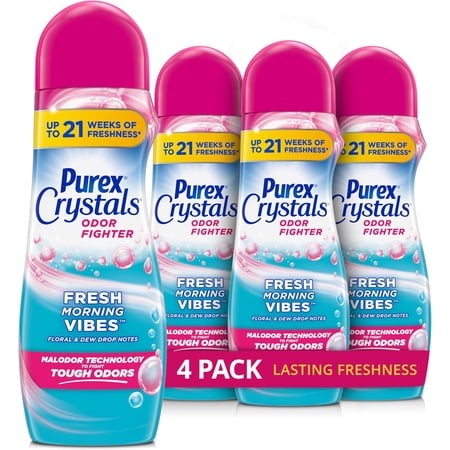 Crystals in-Wash Fragrance and Scent Booster  Fresh Vibes  21 Ounce  4 Count