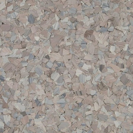 25 LB Box Epoxy Flake - Pumice (F-9303) - Grayish-White - 1/4  - High Viscosity - Water Resistant - Flooring - Decorative