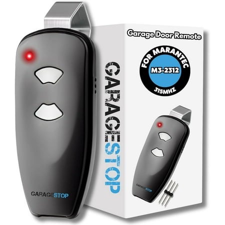 1 for Marantec Harrison Martin M3-2312 315 MHz 2-Button Garage Door Opener Remote Replacement Program Pin  Compatible with Marantec Garage Door Keypad
