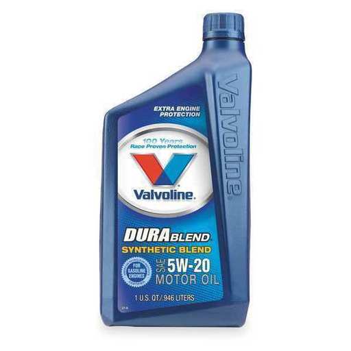 VALVOLINE VV317 Durablend, Motor Oil, Synthetic Blend, 5W-20, 1 Qt