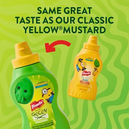 French’s Goomi’s Green Mustard, Tastes Like Classic Yellow, No Flavors or Colorants from Artificial Sources, Limited Edition Offering While Suppli thumbnail