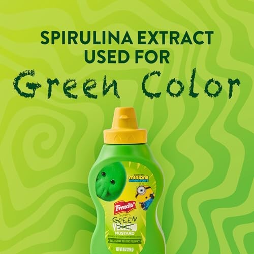 French’s Goomi’s Green Mustard, Tastes Like Classic Yellow, No Flavors or Colorants from Artificial Sources, Limited Edition Offering While Suppli thumbnail
