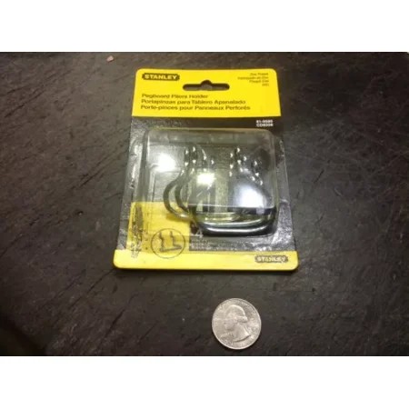 CIRCLE- Stanley Hardware Number 81-9585 Petboard Pliers Holder Clips Set of 4 Units New