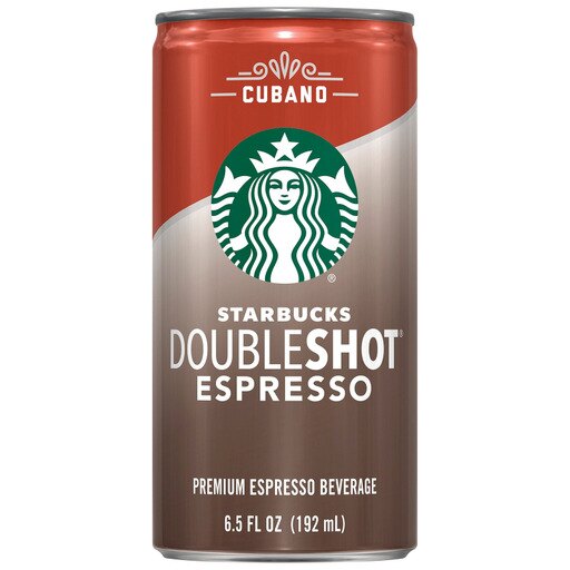 Starbucks Doubleshot Espresso, Cubano, 12 Count, 6.5 Fl Oz Cans