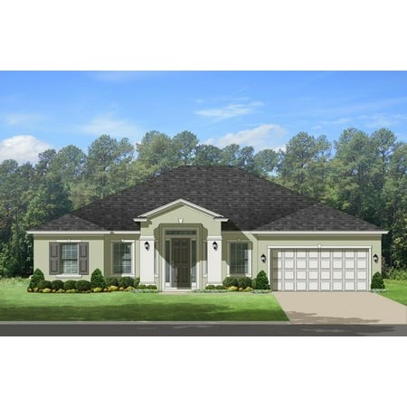 556-2564: Traditional Spanish 3 Bed  3 Bath Luxury Home Plan  2564 Sq Ft: Full Blueprints with License to Build by Home Plan Marketplace - Lesuto