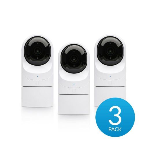 Ubiquiti Networks UniFi UVC-G3-FLEX 1080p Network Camera W/ Night Vision 3-Pack